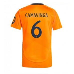 Real Madrid Eduardo Camavinga #6 Gostujuci Dres 2024-25 Kratak Rukavima